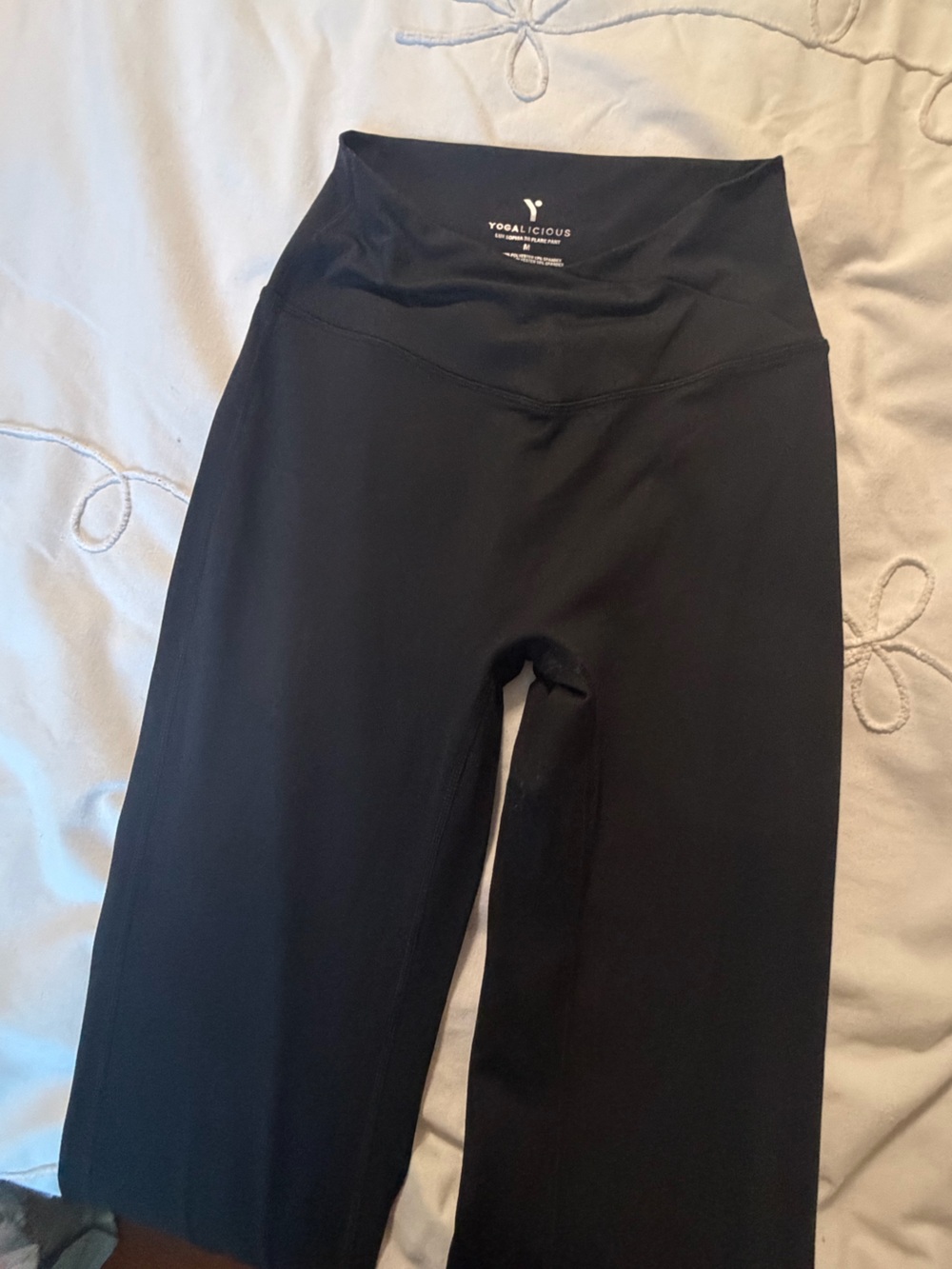 Black Athletic flare Leggings